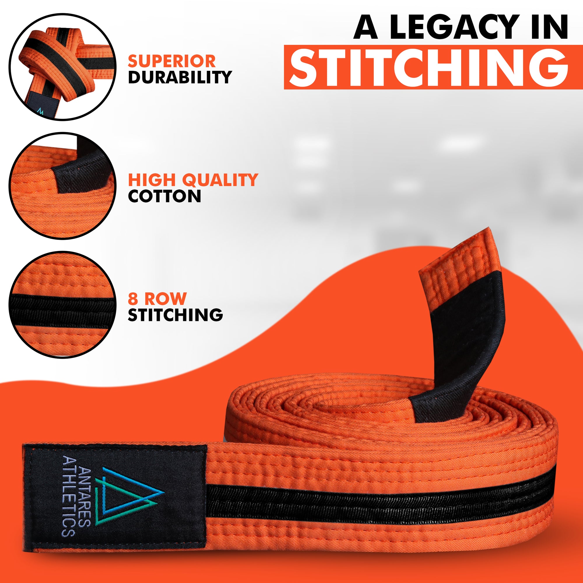 Premium Martial Arts Ranking Belts