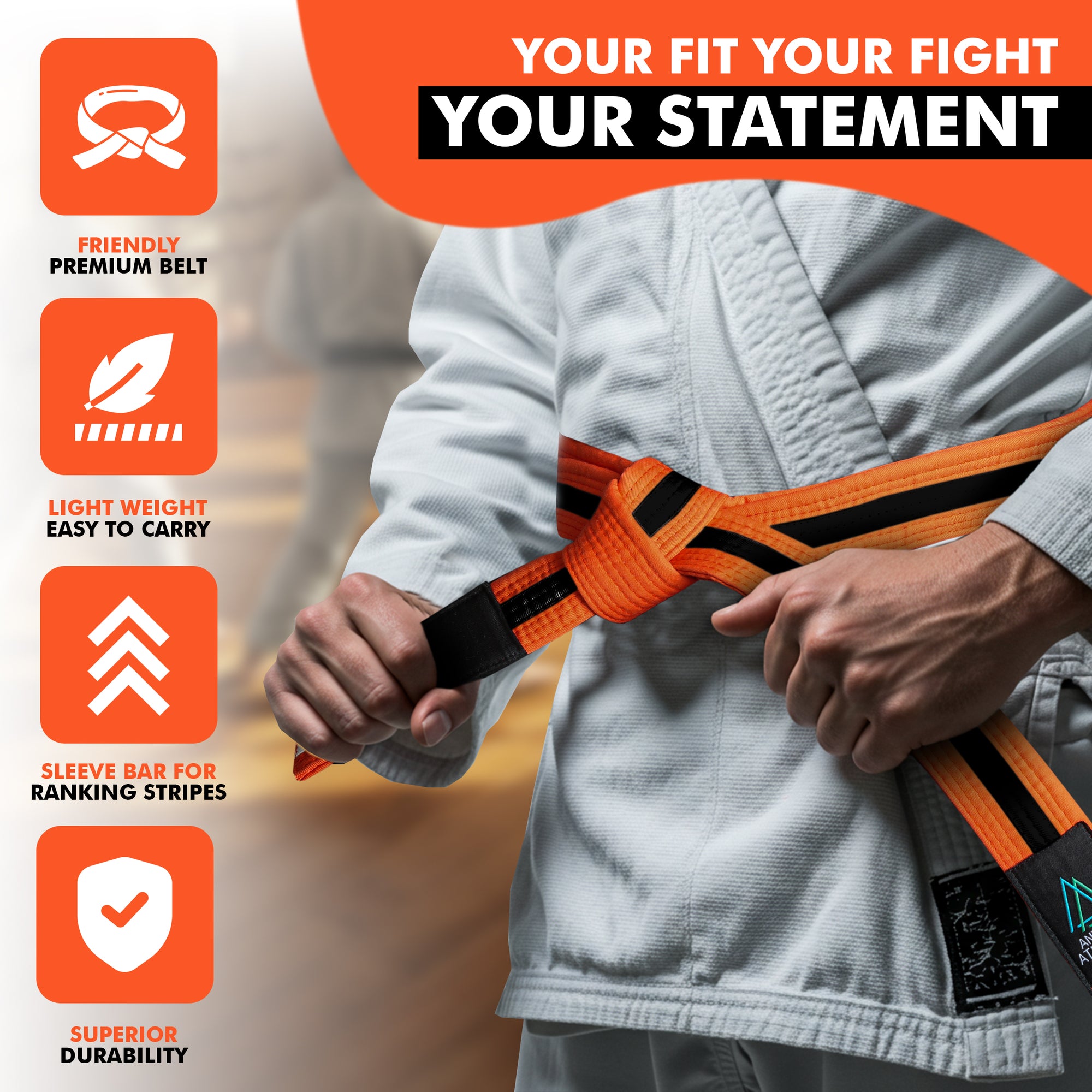 Premium Martial Arts Ranking Belts