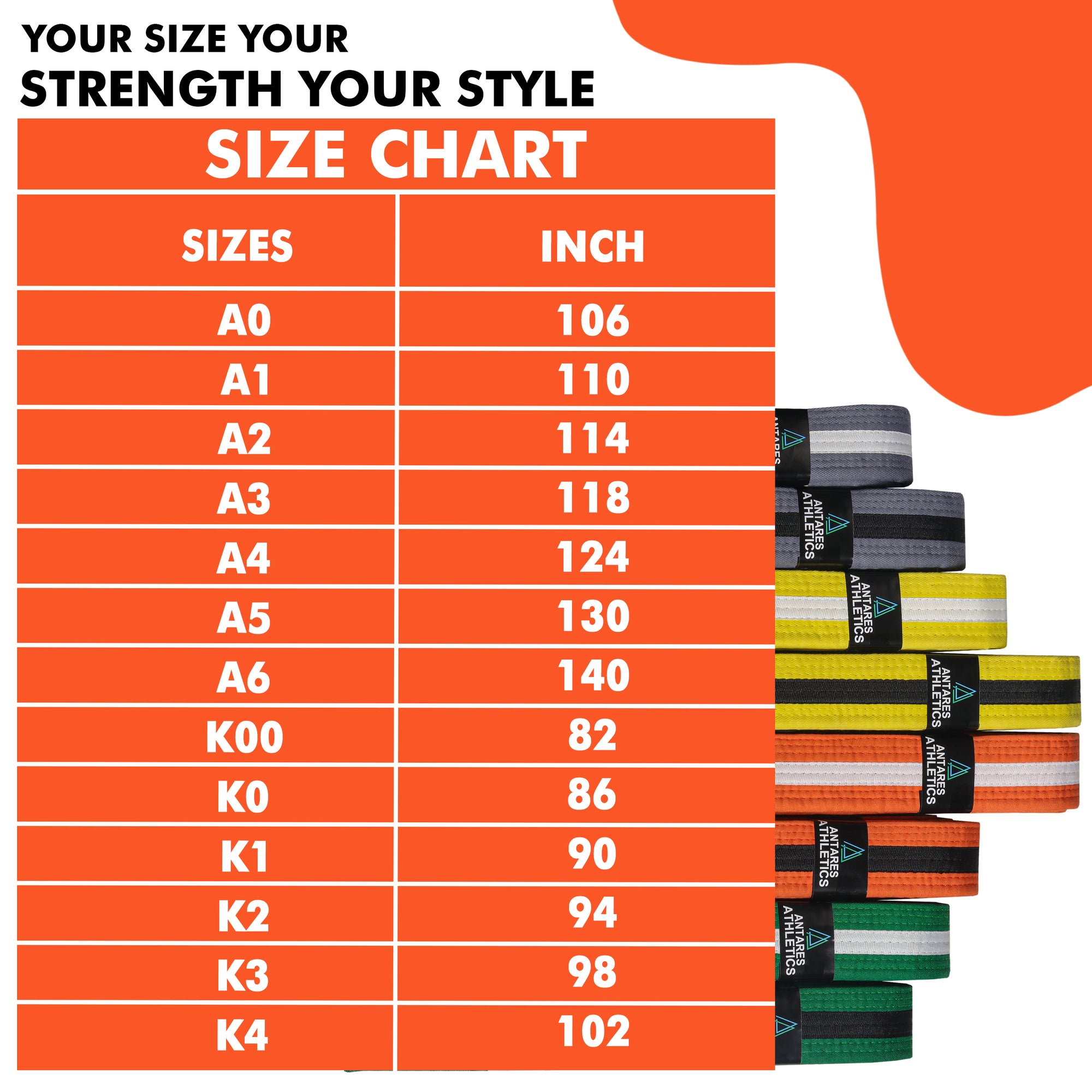 Premium Martial Arts Ranking Belts