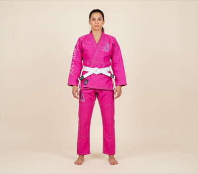 Serene Pink & White Brazilian Jiu-Jitsu Gi