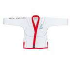 Kids - Warrior White and Red Brazilian Jiu Jitsu Gi