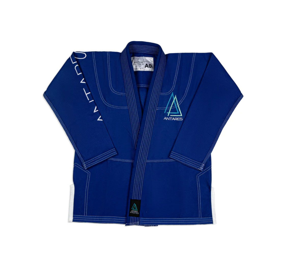 Kids - Storm Blue & White Brazilian Jiu Jitsu Gi