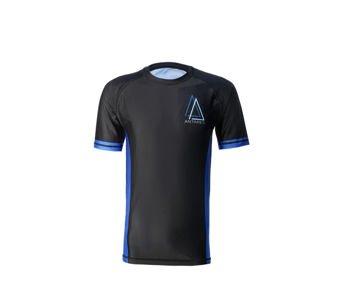 Black Brazilian Jiu Jitsu Rashguard - Half Sleeve
