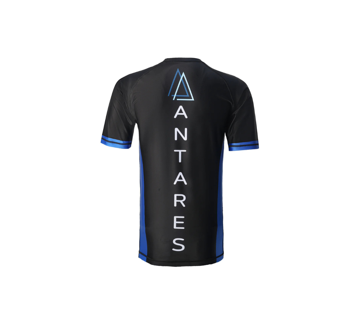 Black Brazilian Jiu Jitsu Rashguard - Half Sleeve