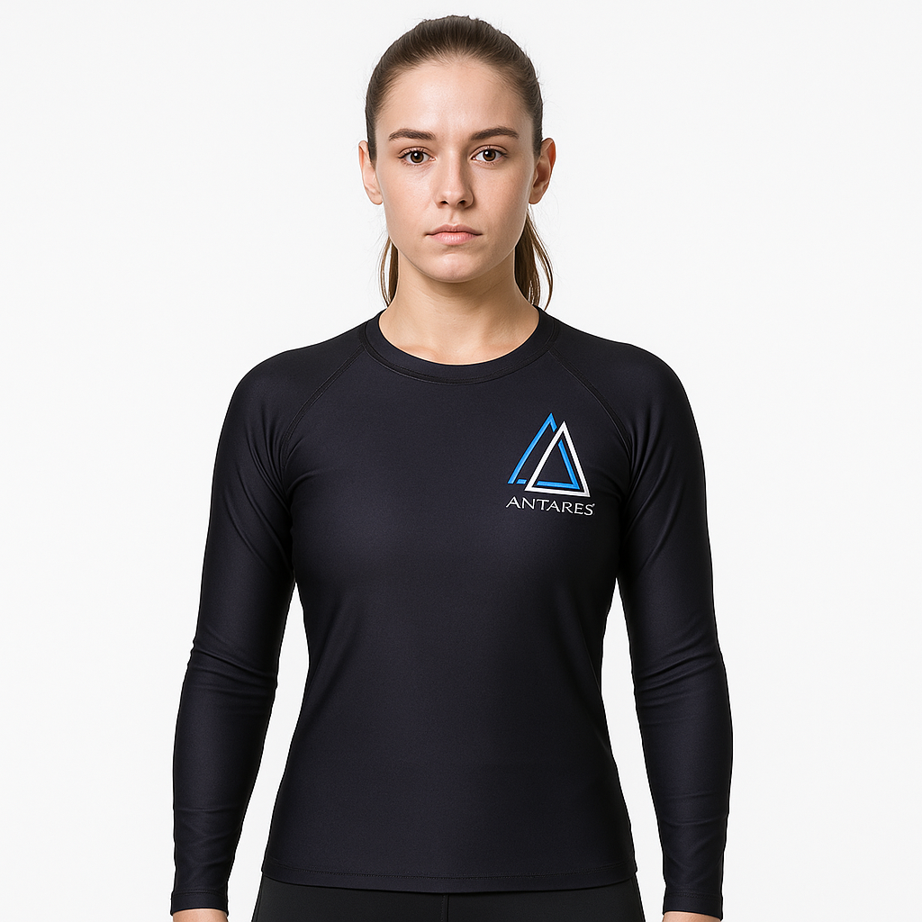 Blue Skull Brazilian Jiu Jitsu Rashguard - Full Sleeve