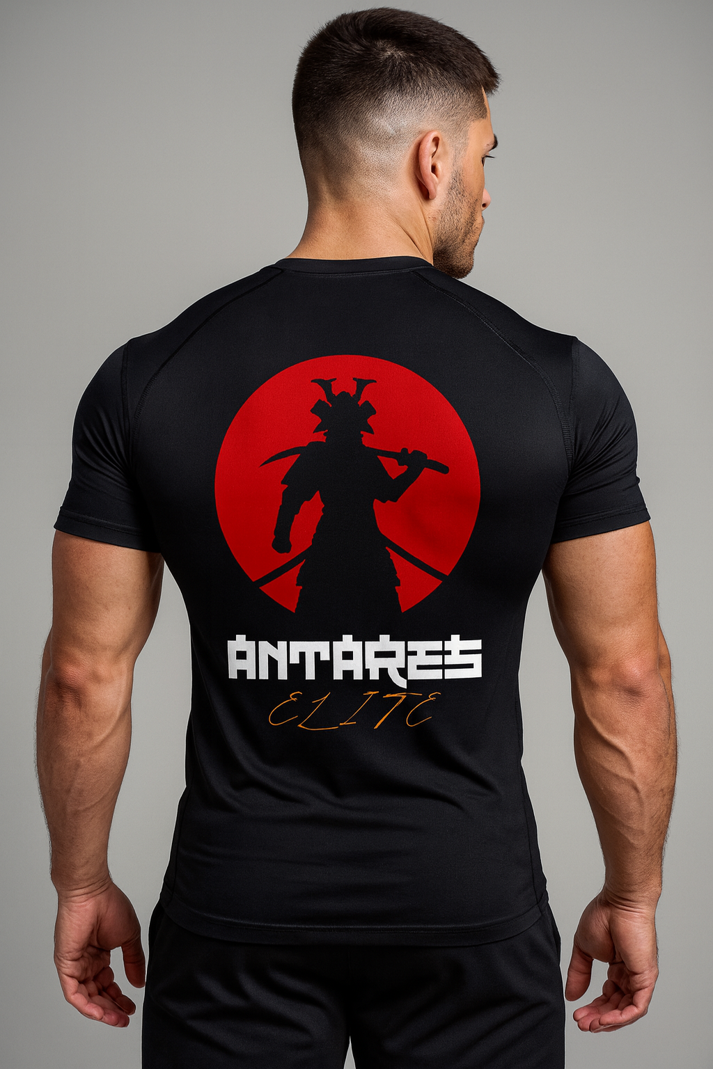 Red Samurai Brazilian Jiu Jitsu Rashguard - Half Sleeve