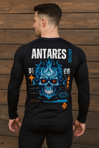 Blue Skull Brazilian Jiu Jitsu Rashguard - Full Sleeve