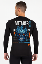 Blue Skull Brazilian Jiu Jitsu Rashguard - Full Sleeve