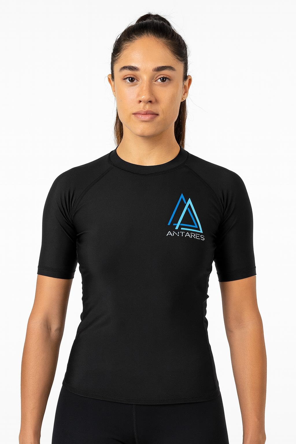 Blue Skull Brazilian Jiu Jitsu Rashguard - Half Sleeve