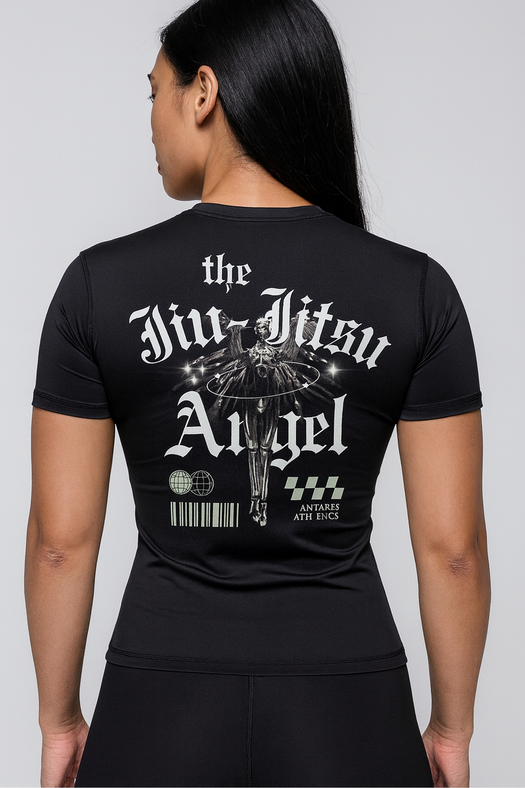 The Jiu Jitsu Angel Brazilian Jiu Jitsu Rashguard - Half Sleeve