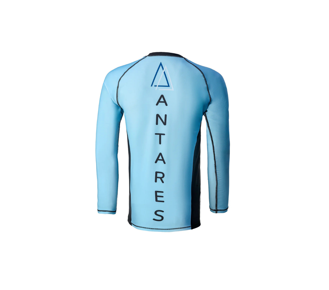 Light Blue Brazilian Jiu Jitsu Rashguard - Full Sleeve