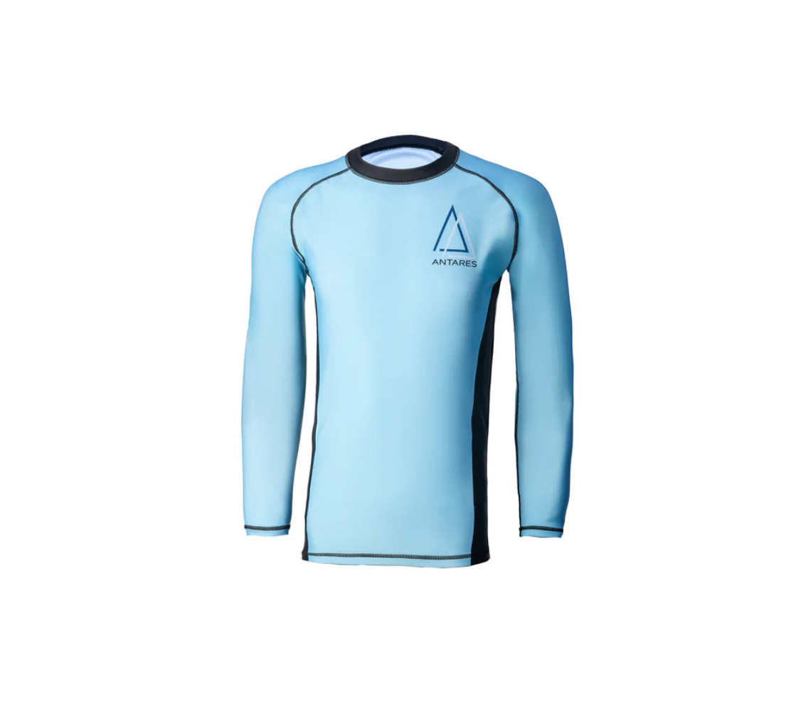Light Blue Brazilian Jiu Jitsu Rashguard - Full Sleeve