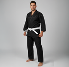 Black - Karate Gi (White Belt Included)