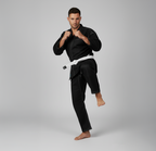 Black - Karate Gi (White Belt Included)