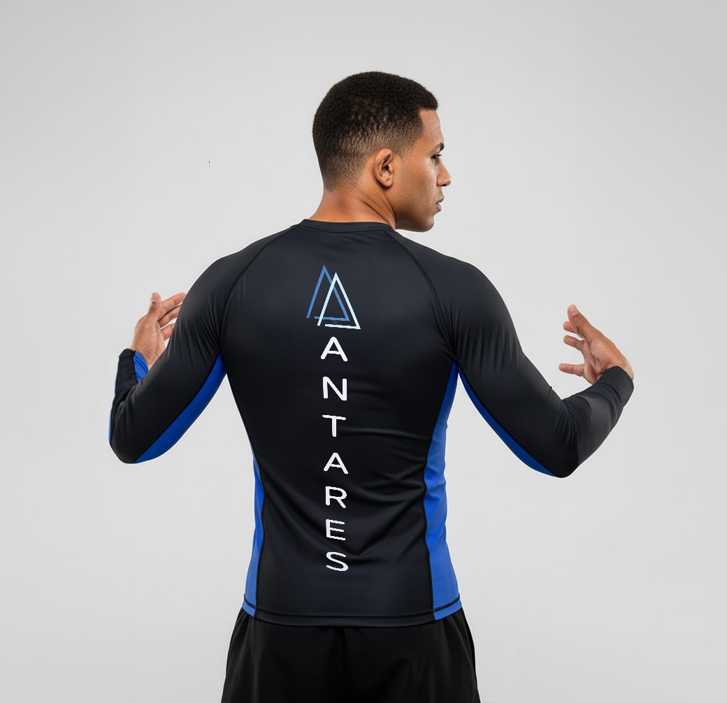 Black Brazilian Jiu Jitsu Rashguard - Full Sleeves