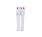 Warrior White and Red Brazilian Jiu Jitsu Gi
